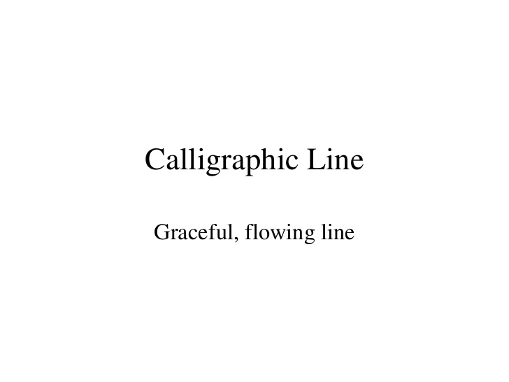 728x546 Calligraphic Line Drawing - Calligraphic Line Drawing
