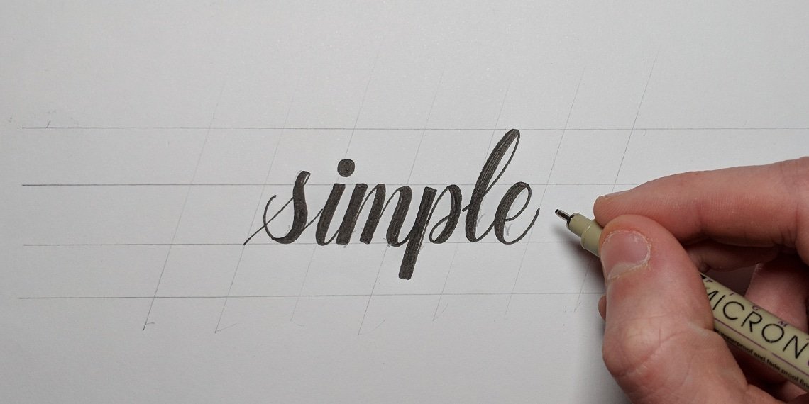 1140x570 How To Do Faux - Calligraphy Drawing