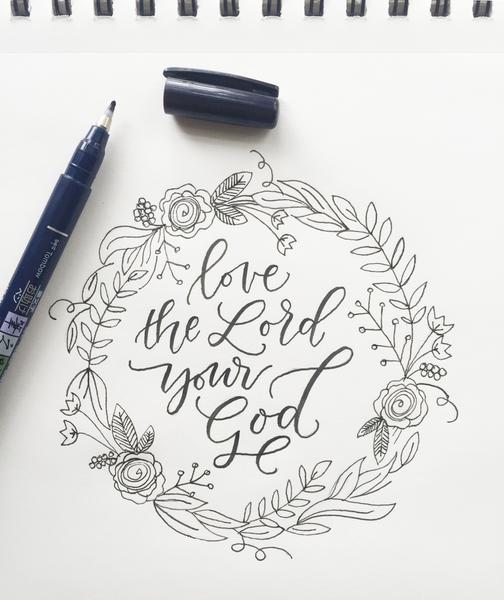 504x600 Simple Steps For Drawing A Wreath - Calligraphy Drawing