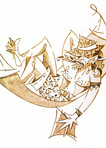 214x300 Calm Drawings - Calm Drawinging