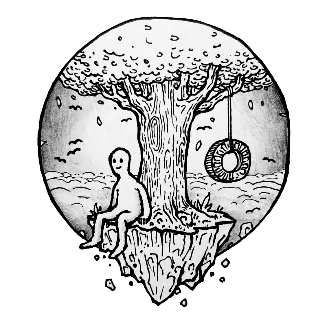 1137x1120 Calm - Calm Drawinging