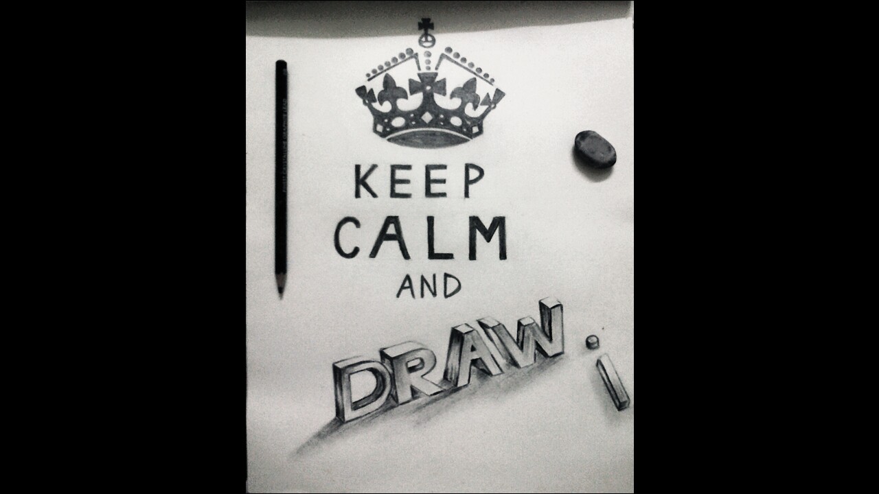 1280x720 Keep Calm And Draw Manvir Kaur - Calm Drawinging