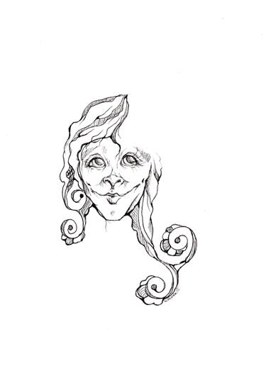 375x530 Calm Drawing - Calm Drawinging