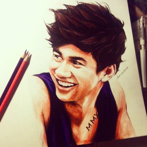 500x500 drawing of calum uploaded - Calum Hood Drawing