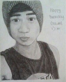 222x274 amazing drawing of calum hood credit to toxicxhemmo on instagram - Calum Hood Drawing
