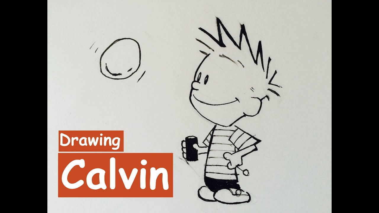 1280x720 how to draw calvin from calvin and hobbes - Calvin And Hobbes Drawing