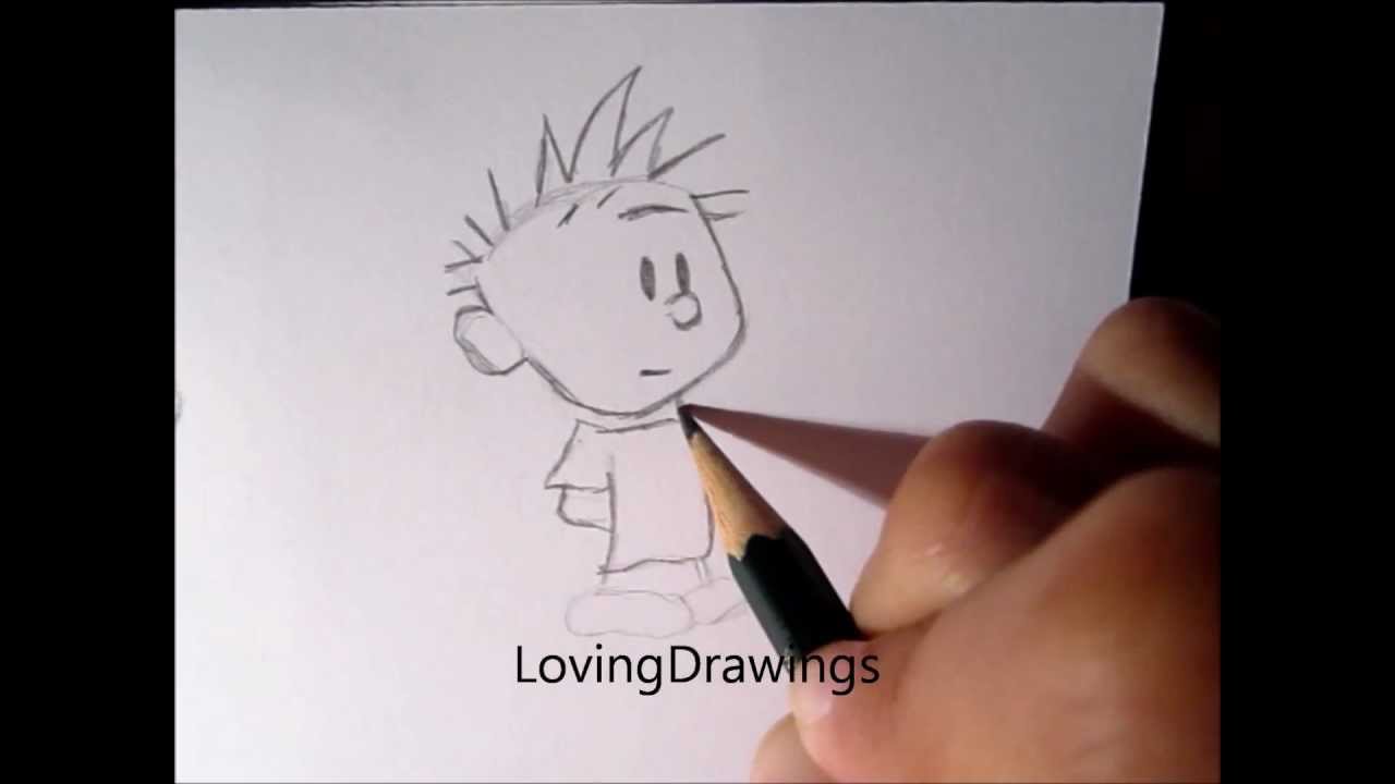 1280x720 learn to draw clavin - Calvin And Hobbes Drawing