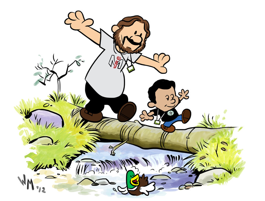 900x683 unconventional - Calvin And Hobbes Drawing