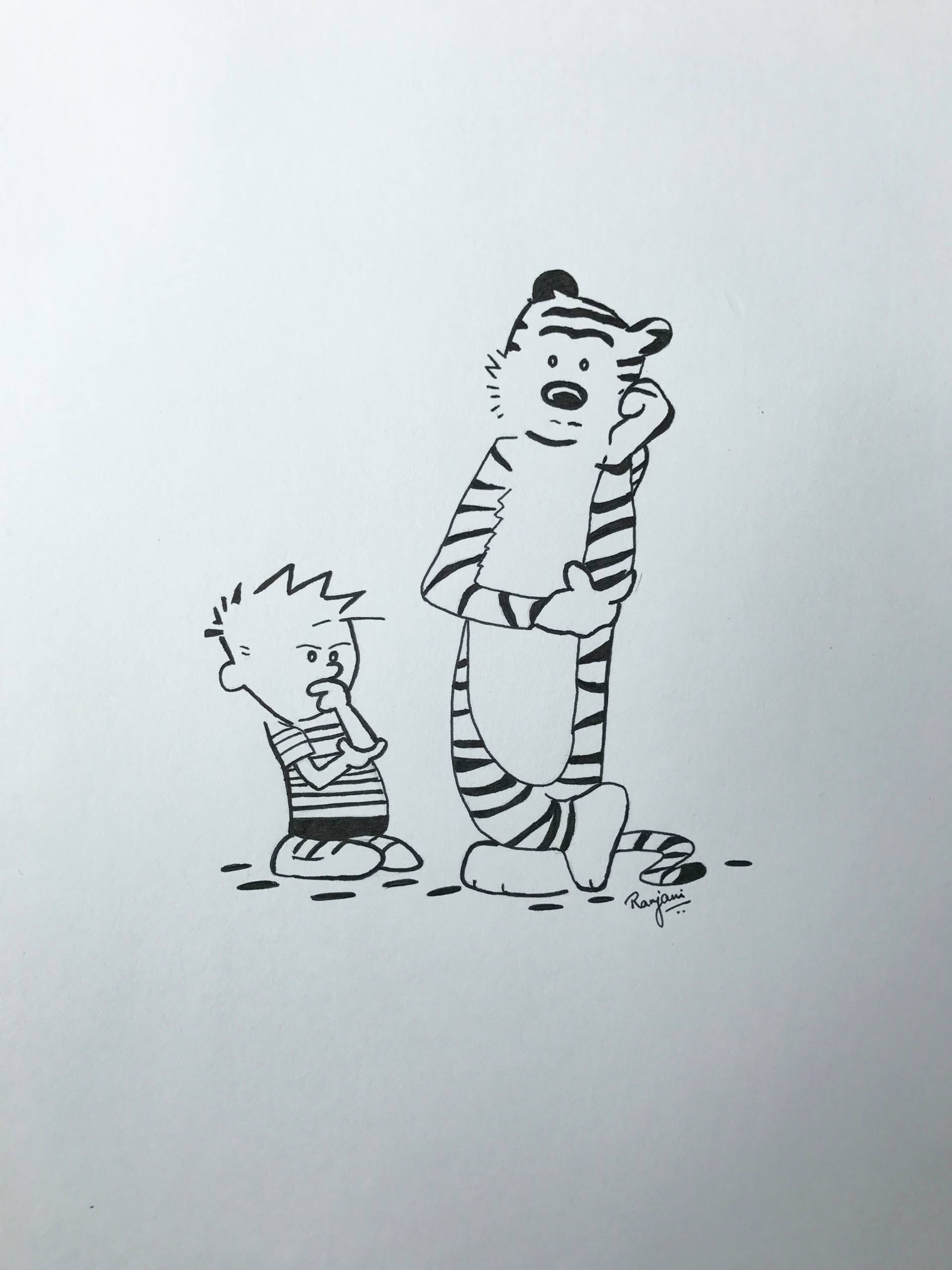 1920x2560 calvin and hobbes drawing - Calvin Drawing