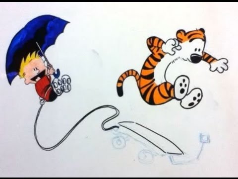 480x360 drawing calvin and hobbes start to finish - Calvin Drawing