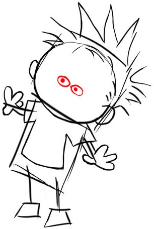 306x456 how to draw calvin and hobbes - Calvin Drawing