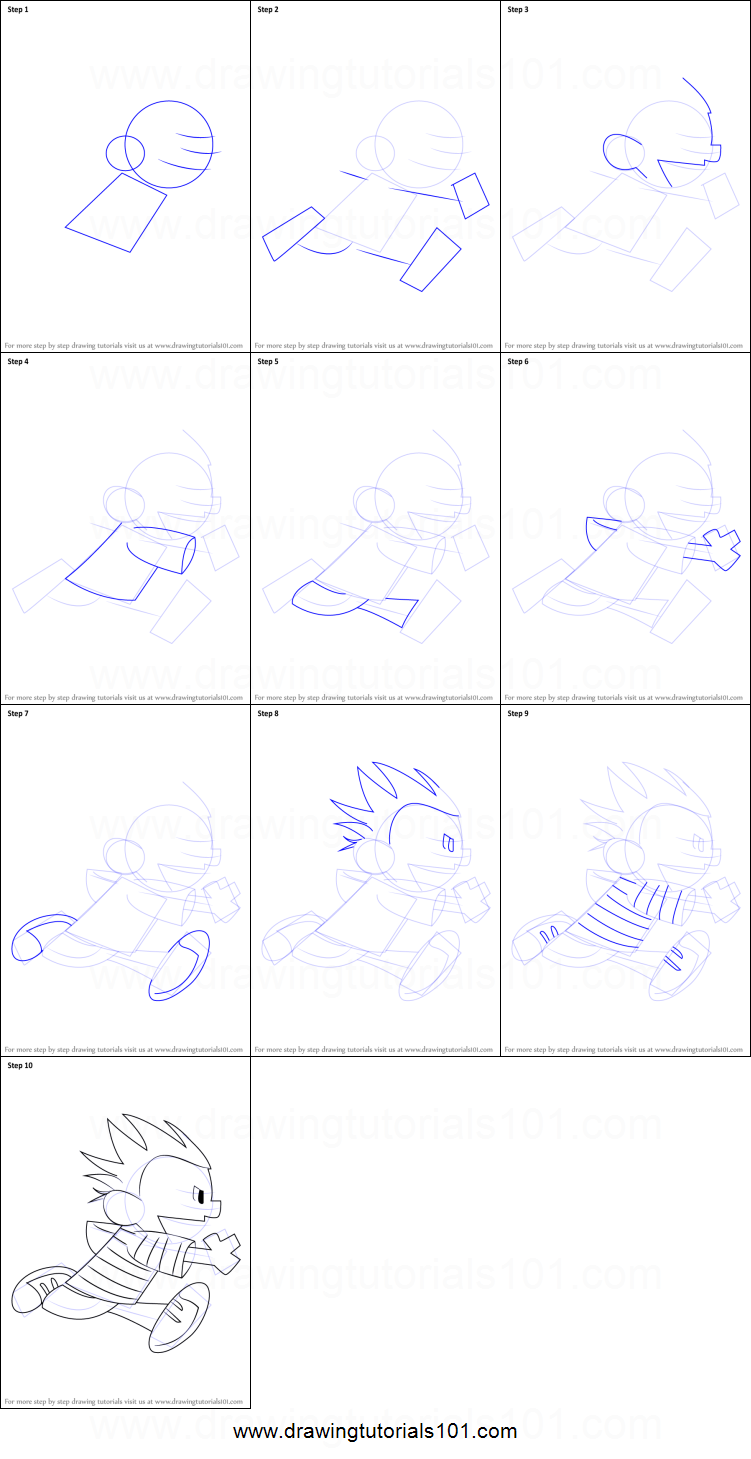 751x1459 how to draw calvin from calvin and hobbes printable step - Calvin Drawing
