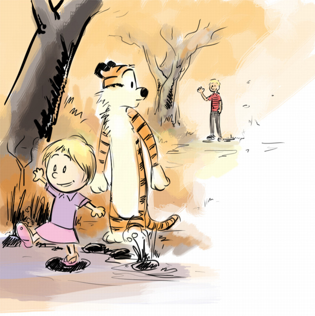 625x627 this calvin and hobbes drawing always gets me all misty eyed - Calvin Drawing