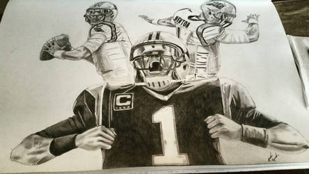 444x250 cam newton drawing - Cam Newton Drawing