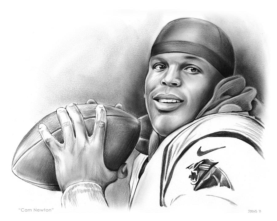 900x720 cam newton drawing - Cam Newton Drawing