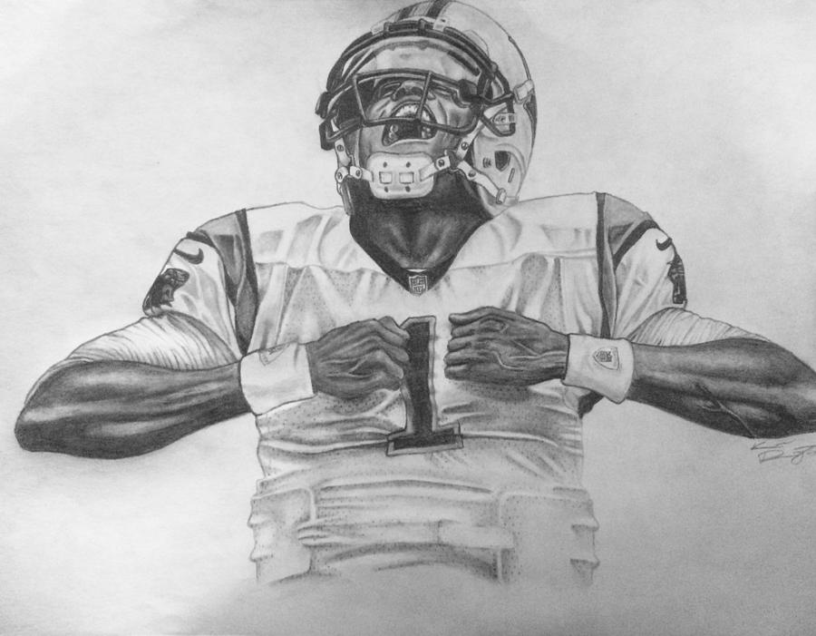 900x701 cam newton superman drawing - Cam Newton Drawing