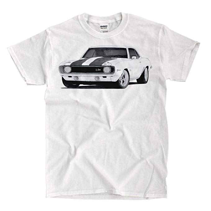 679x679 Chevrolet Camaro Drawing White T Shirt - Camaro Drawing