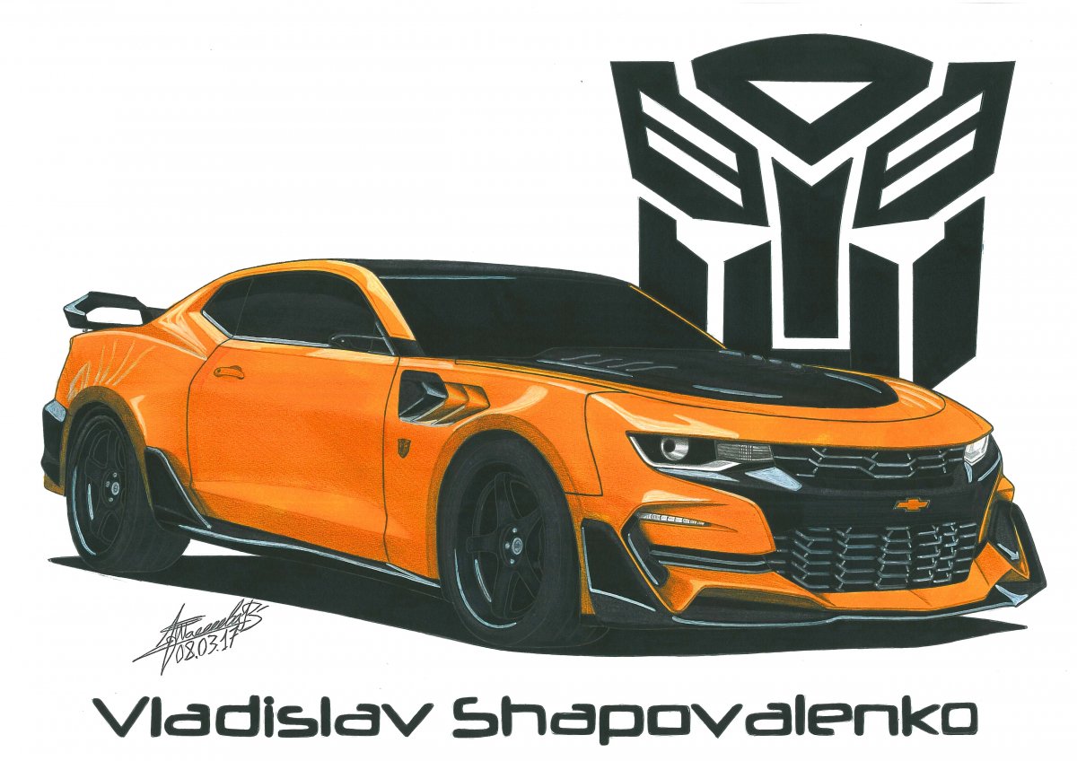 1200x848 Chevrolet Camaro Bumblebee - Camaro Drawing