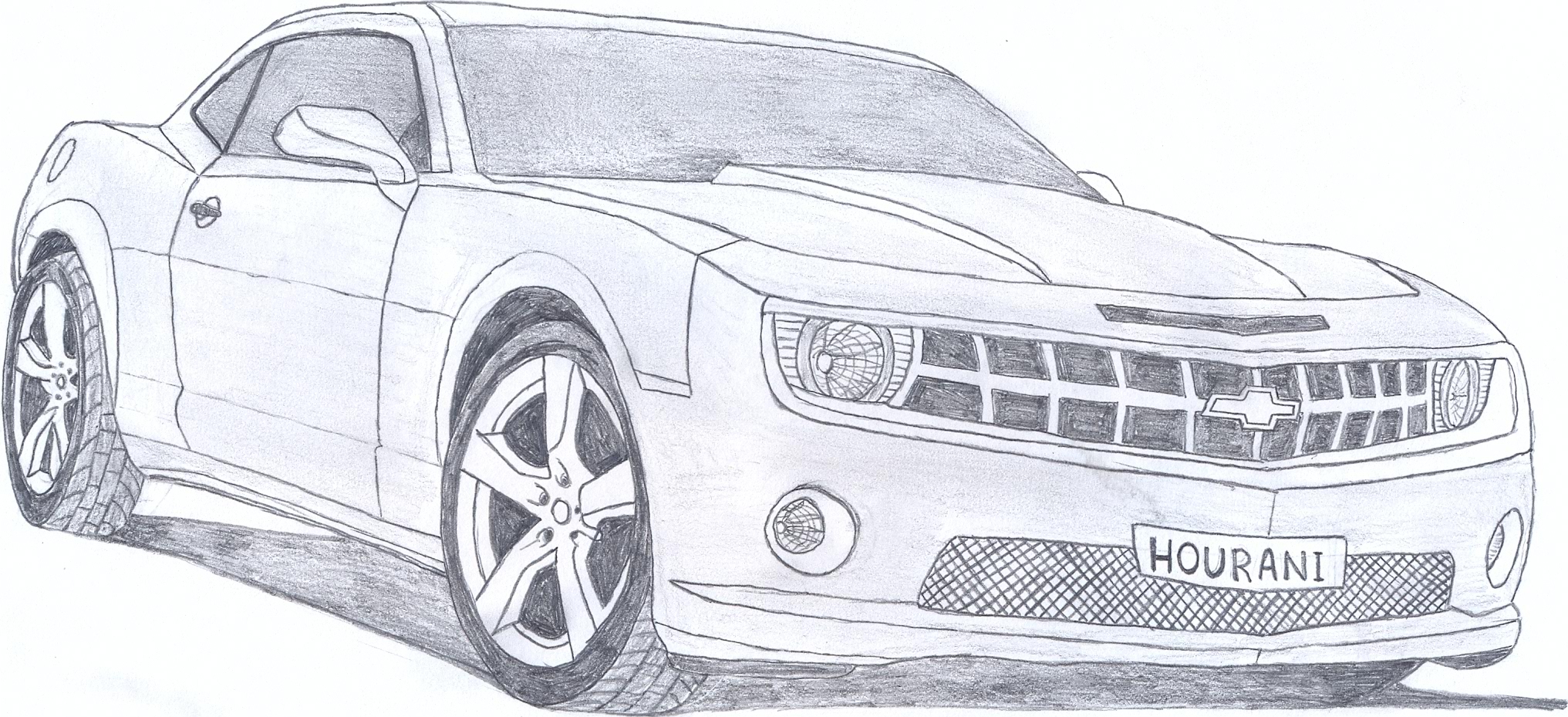 2033x929 Filechevrolet Camaro - Camaro Drawing