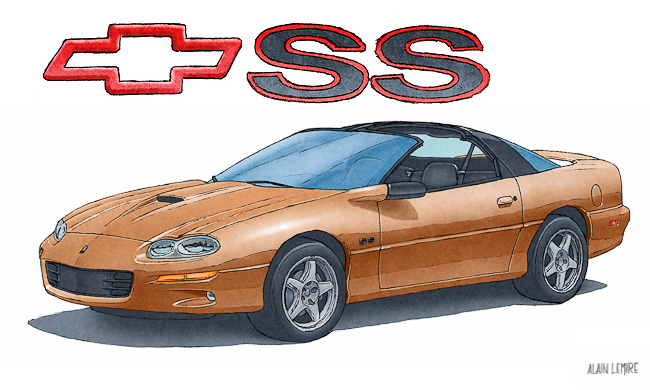 650x390 Portfolio Camaro Ss - Camaro Drawing