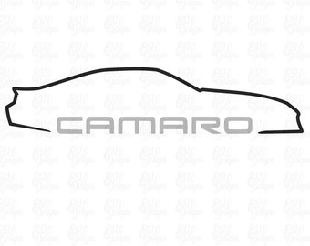 340x270 Camaro Etsy - Camaro Outline Drawing