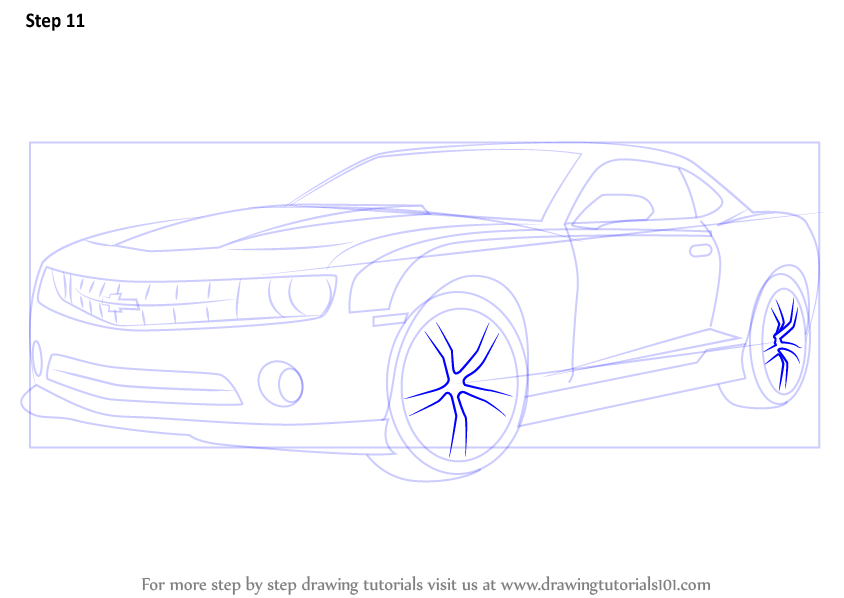 Camaro Outline Drawing at PaintingValley.com | Explore collection of ...