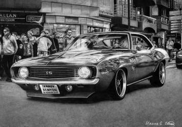 357x250 Chevrolet Camaro Ss - Camaro Ss Drawing