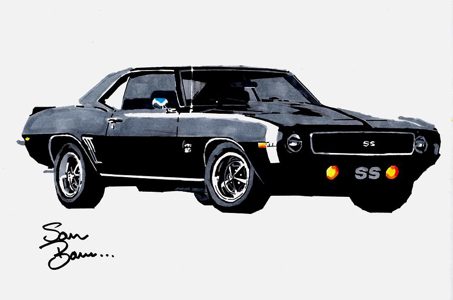 900x596 Camaro Ss Drawing - Camaro Ss Drawing