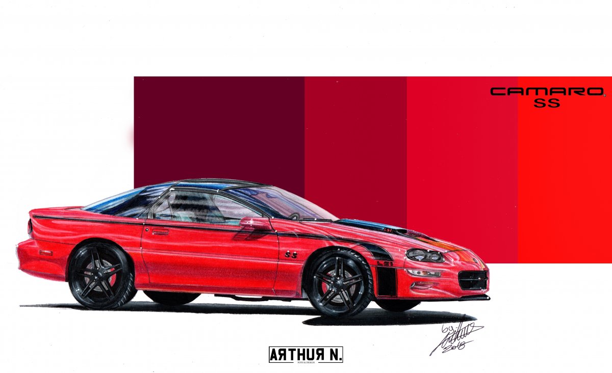 1200x732 Chevrolet Camaro Ss F Body - Camaro Ss Drawing