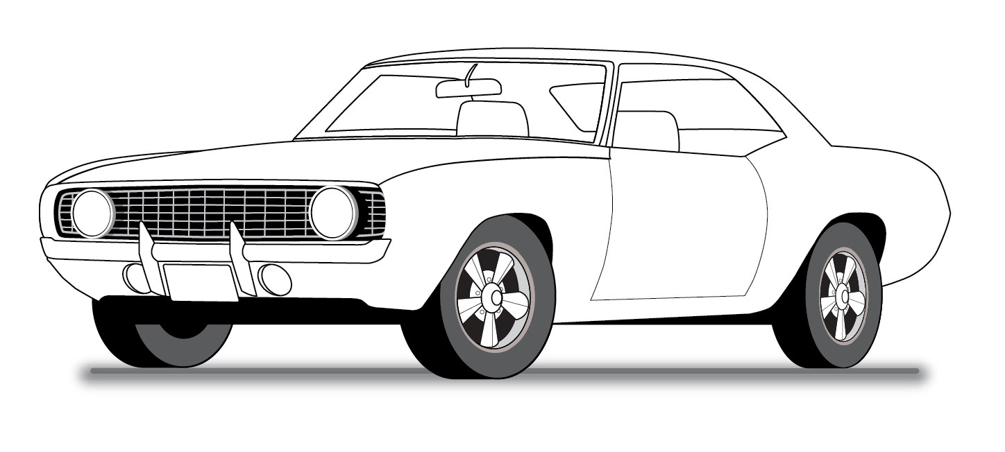 1448x652 Optical Odysseys Camaro - Camaro Ss Drawing