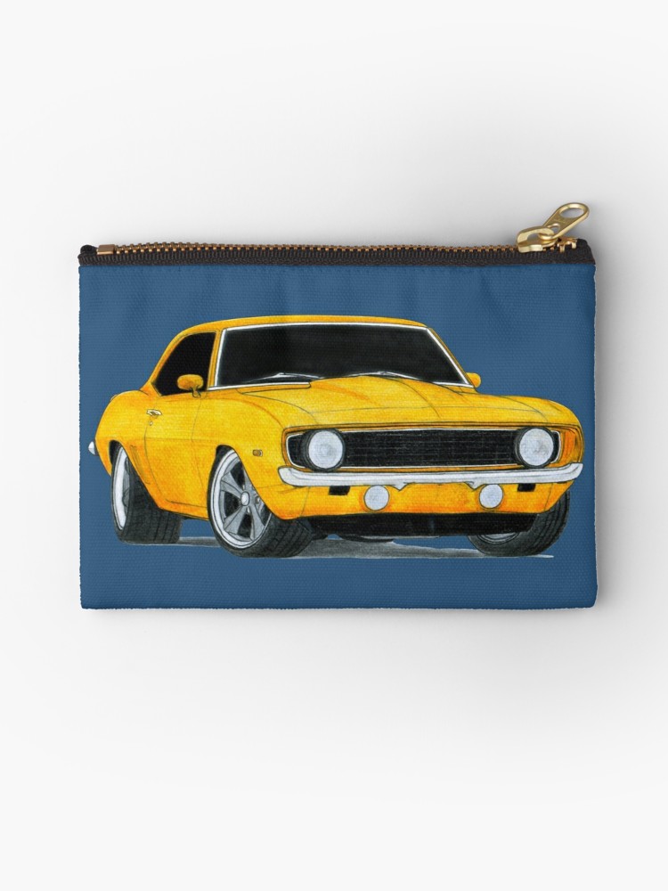 750x1000 Chevrolet Camaro Ss Drawing Studio Pouches - Camaro Ss Drawing
