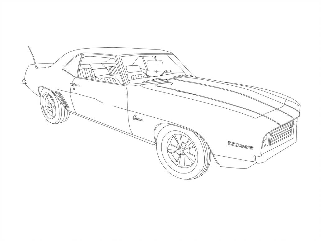 1032x774 Chevrolet Camaro Ss Drawing - Camaro Ss Drawing