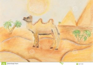 300x210 desert drawing for kids camel caravan drawing at getdrawings - Camel Caravan Drawing
