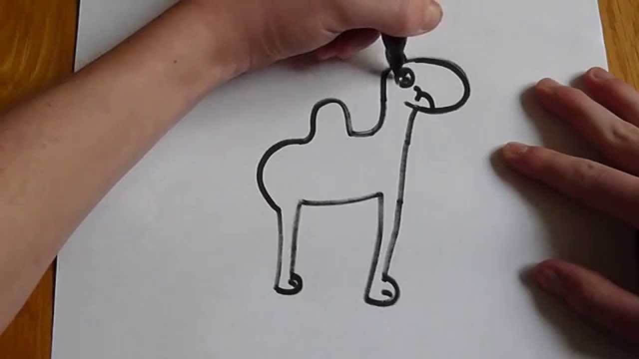 1280x720 How To Draw A Cartoon Camel - Camel Cartoon Drawing