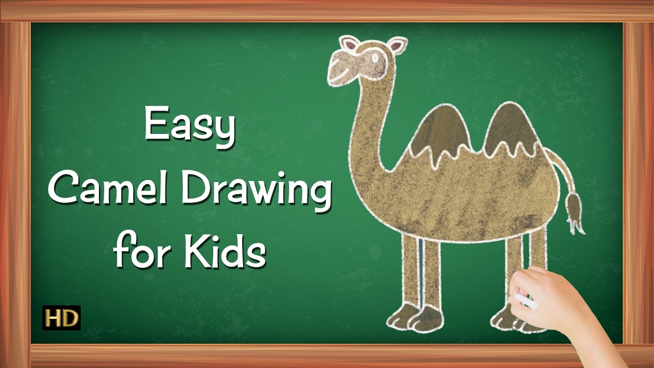 1280x720 easy camel drawing for kids kids learning video shemaroo kids - Camel Drawing For Kids
