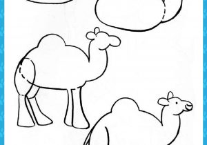 300x210 How To Draw A Book Step - Camel Drawing For Kids