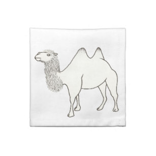 307x307 Camel Drawing Kitchen Dining Supplies Zazzle - Camel Drawing Outline