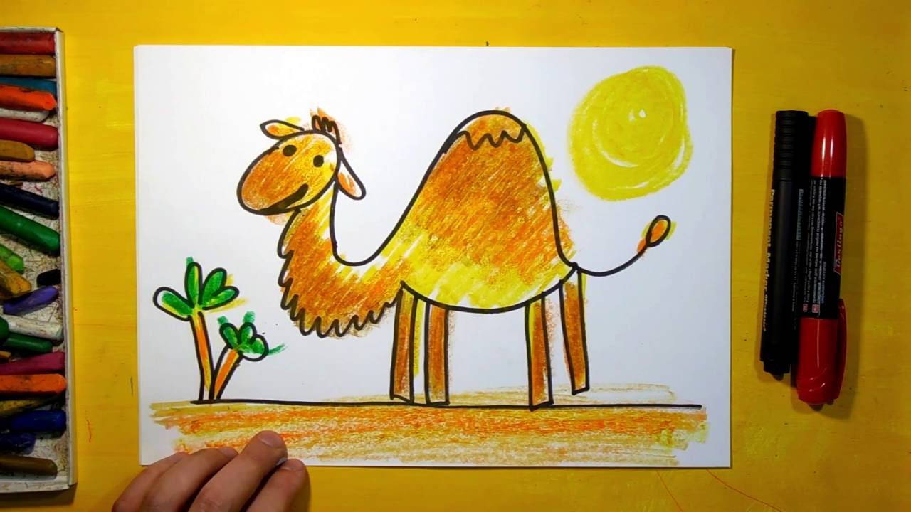 1280x720 how to draw camels in the desert - Camel In Desert Drawing