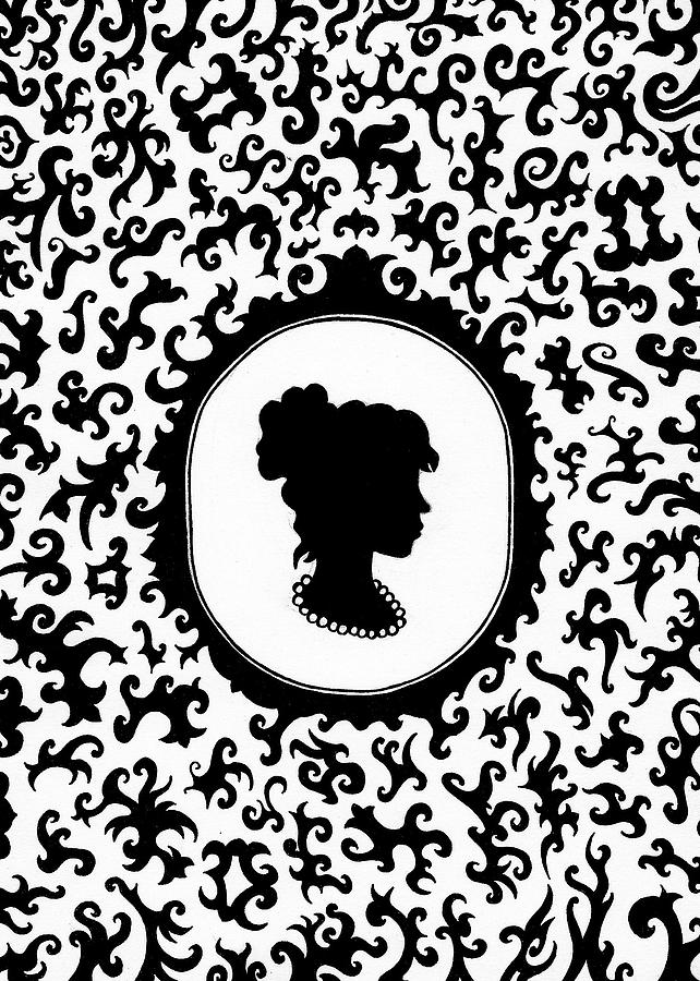 642x900 Victorian Cameo Drawing - Cameo Drawing