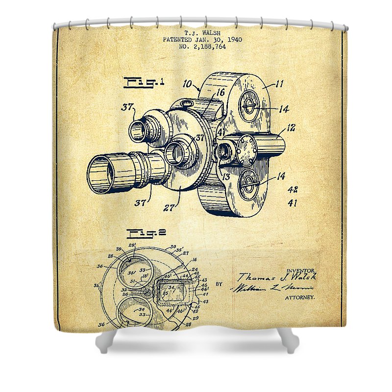 800x800 Film Camera Patent Drawing From Shower Curtain For Sale - Camera Film Drawing