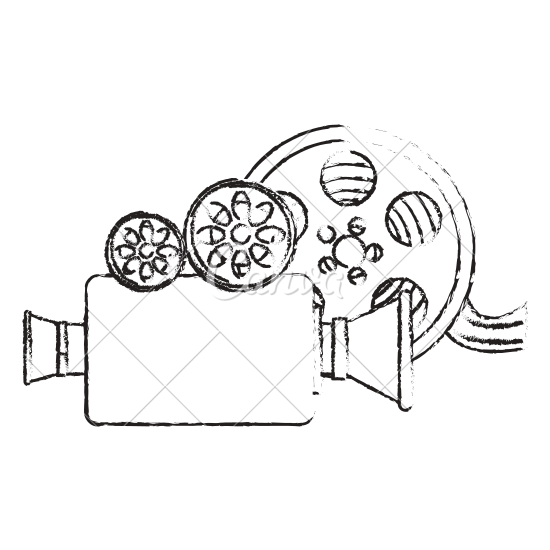 550x550 film drawing sketch huge freebie! download for powerpoint - Camera Film Drawing