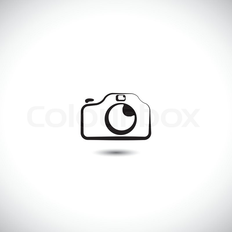 800x800 Illustration Of Digital Modern Camera Stock Vector Colourbox - Camera Flash Drawing
