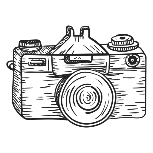 Camera Line Drawing Clip Art at PaintingValley.com | Explore collection ...