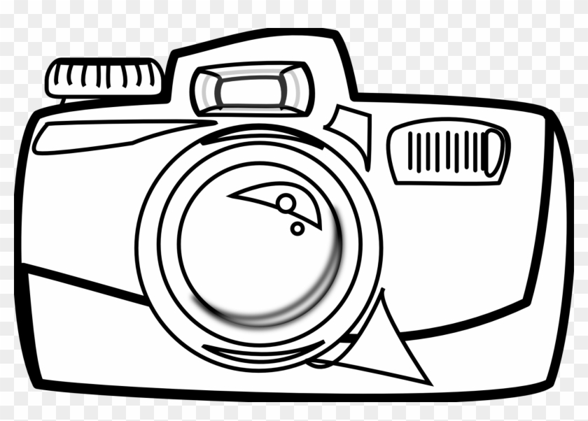 840x602 Camera Clip Art - Camera Line Drawing Clip Art