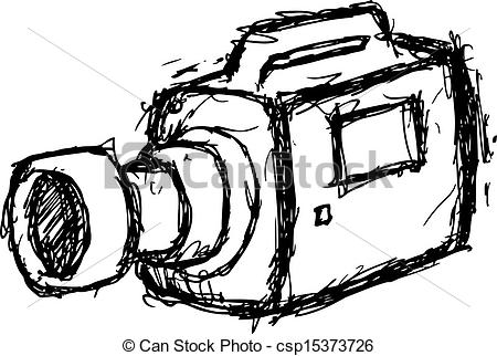 450x322 Camera Clipart Drawing Great Free Clipart, Silhouette, Coloring - Camera Line Drawing Clip Art