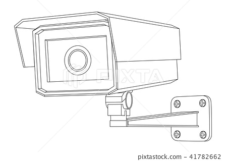 450x319 Cctv Security Camera Outline Drawing - Camera Outline Drawing