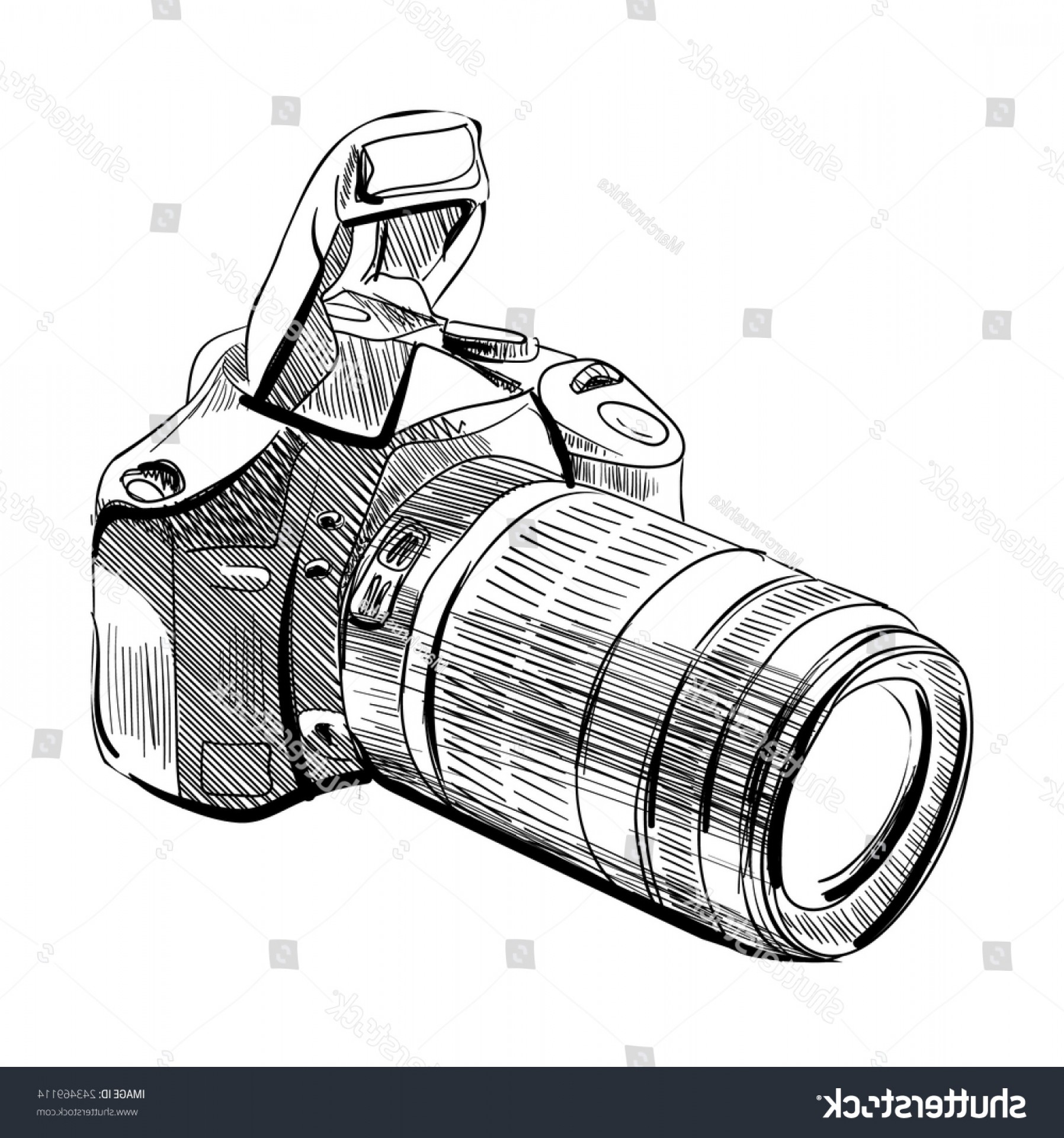 1796x1920 camera vector illustration pencil drawing style geekchicpro - Camera Pencil Drawing