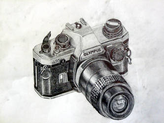 333x250 Camera Pencil Drawing - Camera Pencil Drawing