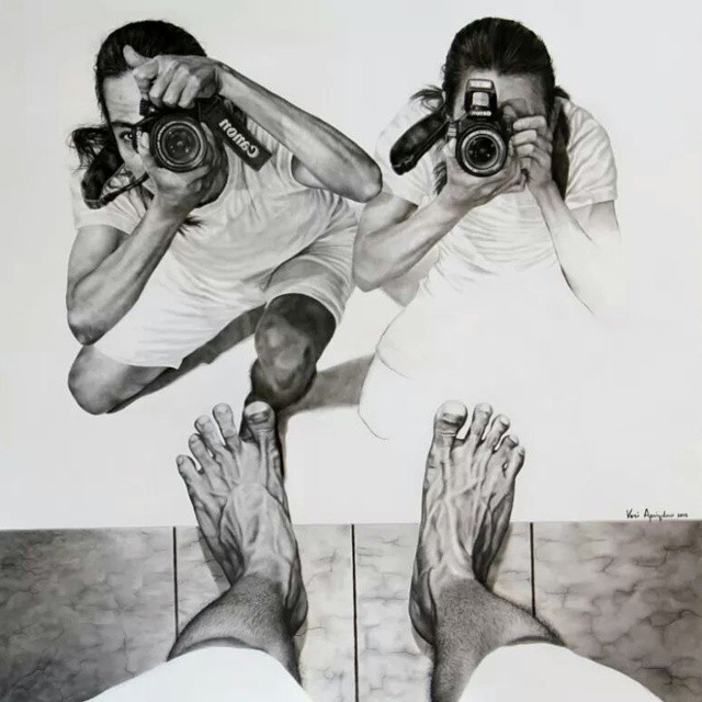 640x640 Self Camera Pencil Drawing Veri - Camera Pencil Drawing