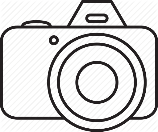 512x429 Collection Of Free Camera Drawing Line Download On Ui Ex - Camera Picture Drawing